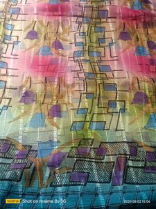 Floral Print Saree