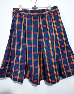 Plaid Pattern Skirt