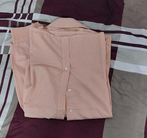 Classic Pan America Men's Peach Shirt