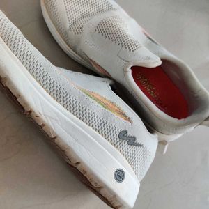 mens White Slip-On Sneakers Size 39.5 euro