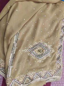 Elegant Sequined Saree