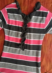Striped Knit Top and pant woolen