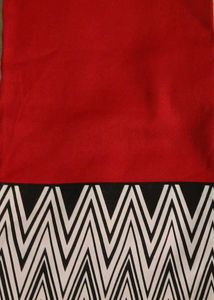 New Apron with Zigzag Border