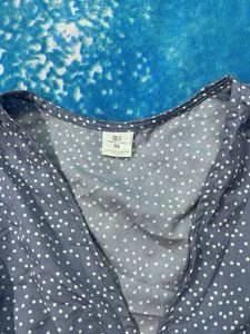 Polka Dot Tiered Midi Dress