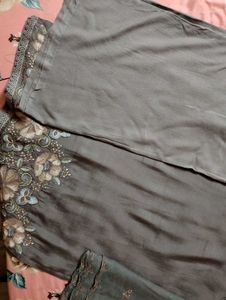 Elegant plazo suit