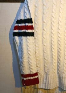 Beautiful Imported Striped Knit Sweater