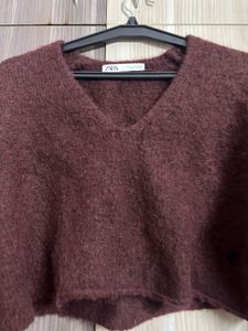 ZARA Cropped Sweater