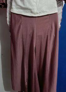 Beautiful Polyester Top With Plazzo