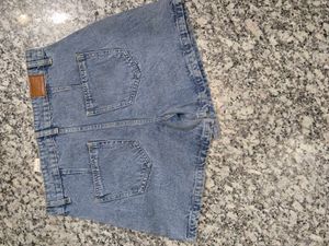 Button Fly Denim Shorts