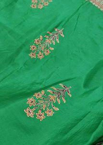 pure silk kanjivaram saree hand block printing