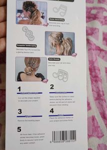6 Combo hair accessories with hairstickers new