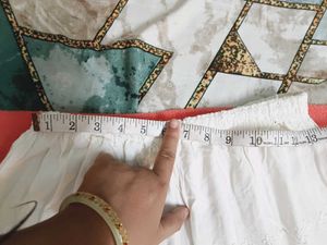 White Chikankari Palazzo Pants