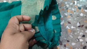 Elegant Green Silk Blouse