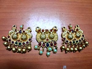 Traditional Gold Pendant Set