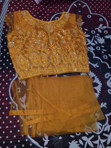 Gorgeous Yellow Lehenga Set