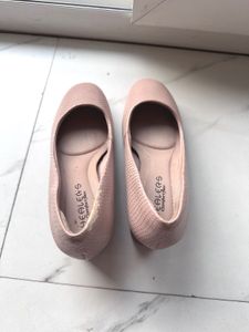 Beige mauve Comfort Heels