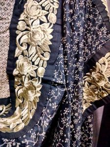 Elegant Black Kurta Set with Dupatta