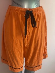 Orange "Good Morning" Pajama Set