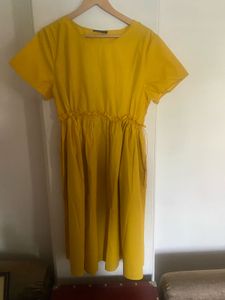 Autograph Vibrant Yellow Casual Dress
