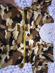 Camouflage Print Dress