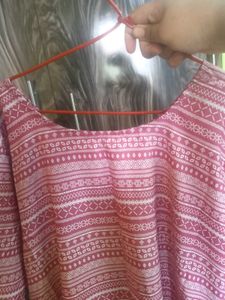 Pink Ethnic Printed Kurta