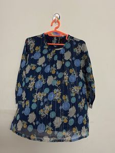 JANASYA Floral Top (without pants) | Size XS