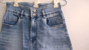 Blue Straight Fit Jeans.