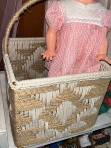 Boho Woven Storage Basket