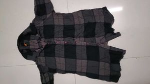 Comfy Plaid Button-Up Shirt