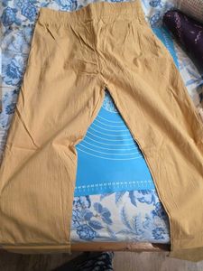Comfortable Beige Ethnic Pants