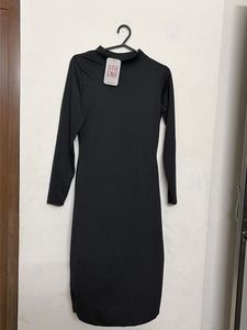 Classic Black Long Sleeve Dress
