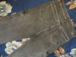charcoal cargo pant jeans