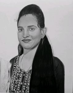 Portrait Art Work Handmade Draw