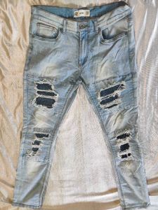 Ripped Denim Jeans
