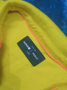 Men's Yellow Polo T-Shirt