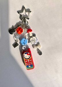 Y2K Hello Kitty Charm Keychain