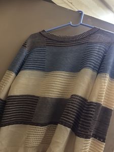 Patchwork Knit Sweater