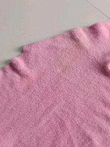 Pink Sweater &amp; Black Pants Outfit