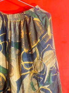 Abstract Print Palazzo Pants
