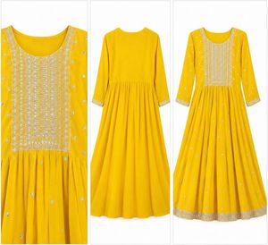 Beautiful Yellow Ethnic Gown