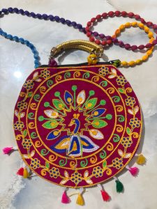 Embroidery Sling Bag