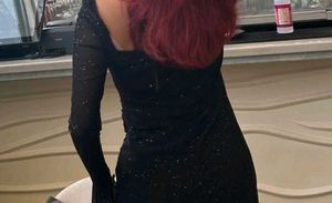 Sparkly Black Mini Dress