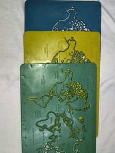 world map stencil