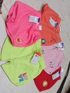 3-6 mnth Cute Baby Girl Shorts - New with Tags!