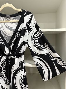 Baroque Print Mini Dress