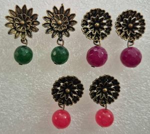 Boho Flower Drop Earrings - New