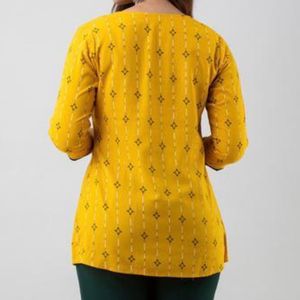 Yellow Tunic top