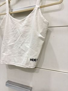 HDEX White Athleisure Shorts