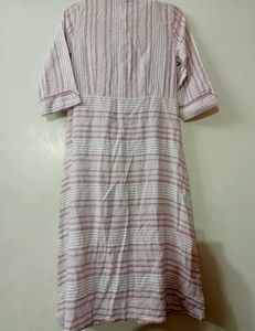 Striped Cotton Shirt-Style dresses👗