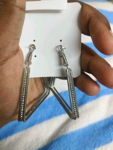 Stylish Geometric Hoop Earrings